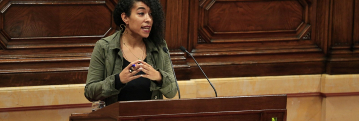 Basha Changue al ple del Parlament Basha Changue al ple del Parlament